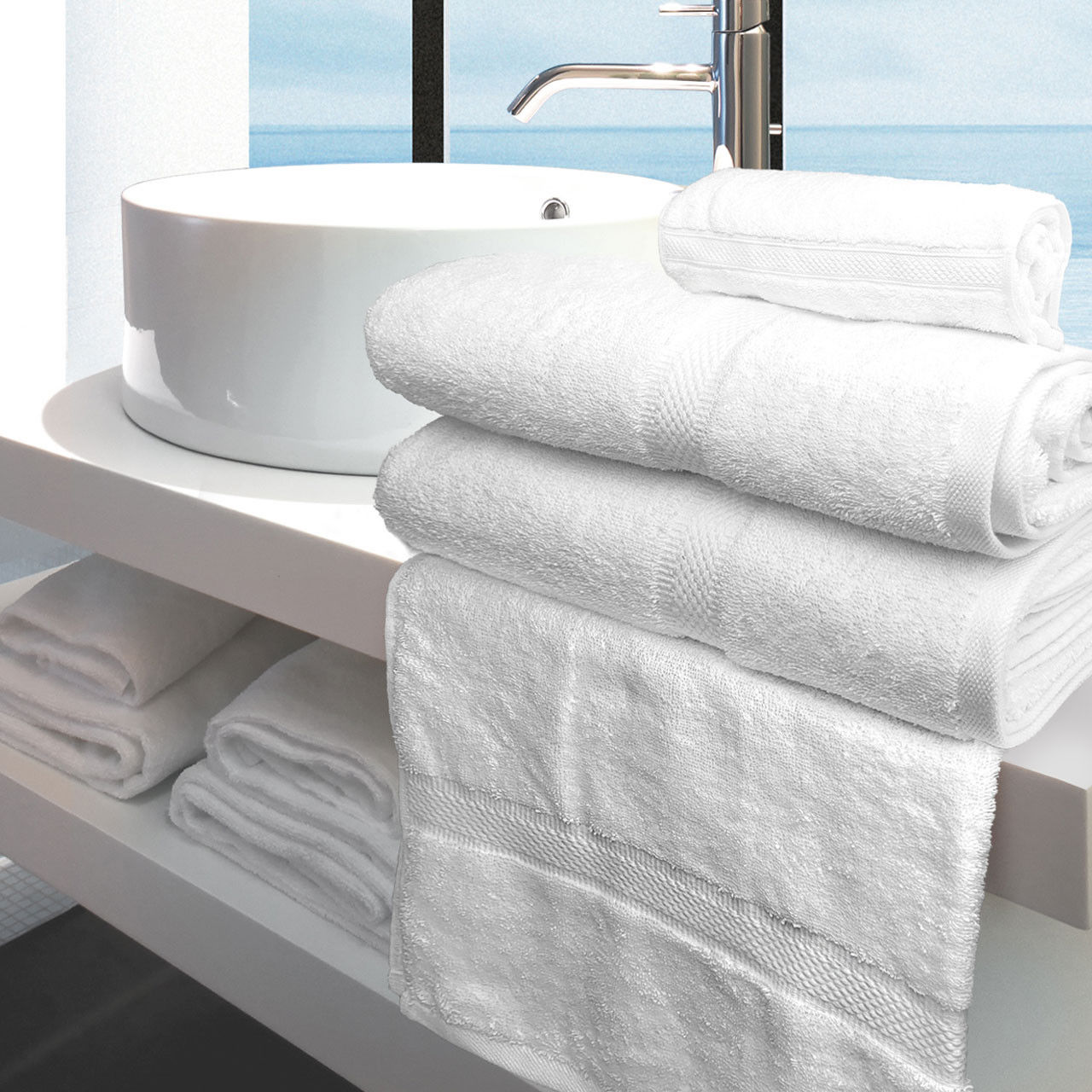 What is the dobby design feature of these towels?